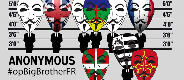 Anonymous lutte contre la surveillance des données