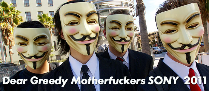 Anonymous Operation Payback #OpSony