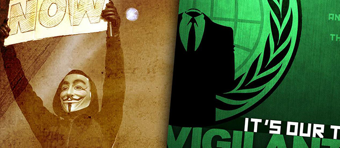 Vigilante soutient Anonymous avec un Single