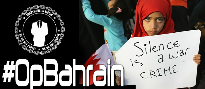 Anonymous Operation Bahrain - Press Release