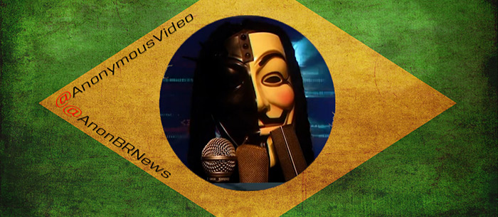 Anonymous Brazil - Protests against the World Cup 2014