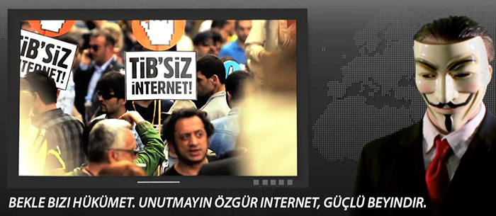 Anonymous Turkey - Censorship is a crime!