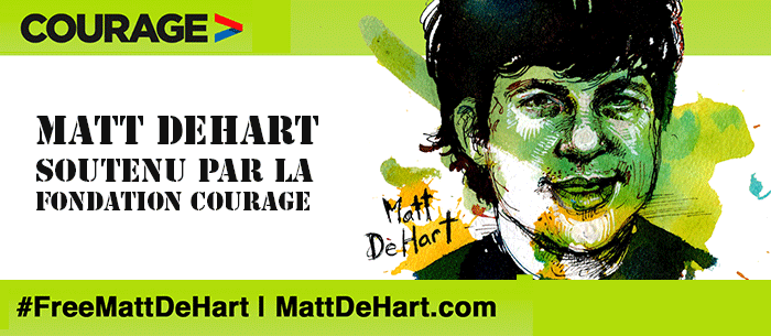 Matt DeHart soutenu par La « Fondation Courage »