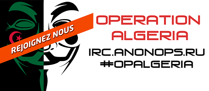 Anonymous Opération Algérie