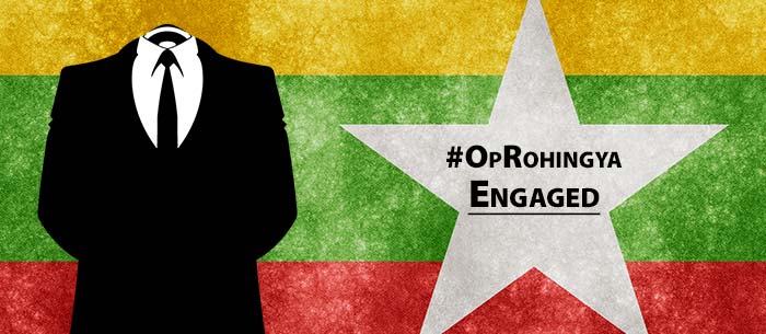 Anonymous #OpRohingya Engaged