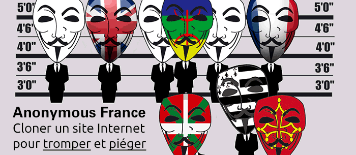 Anonymous France cloné - Piège à Cons ?