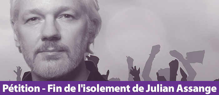 Pétition de soutien à Julian Assange
