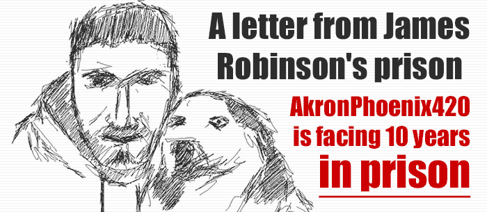 A letter from James Robinson's prison