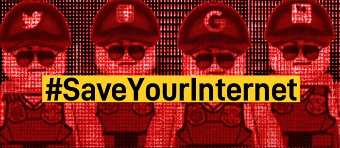 Anonymous Operazione 13 #SaveYourInternet